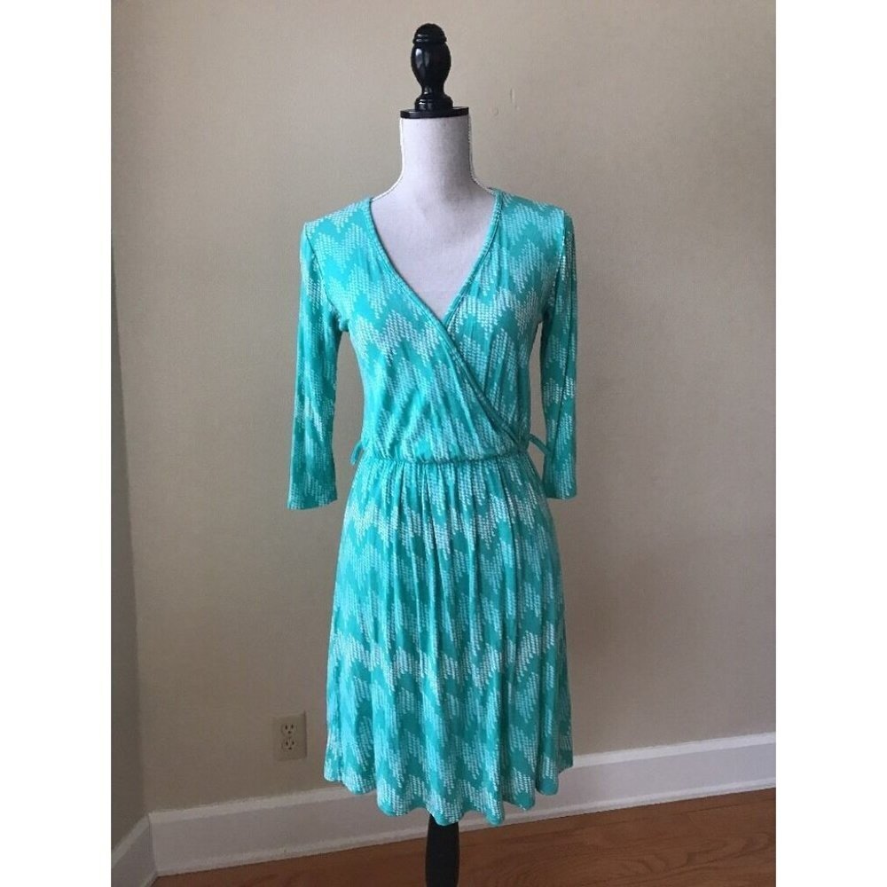 Pixley Stitch Fix Ohara Faux Wrap Chevron Print
